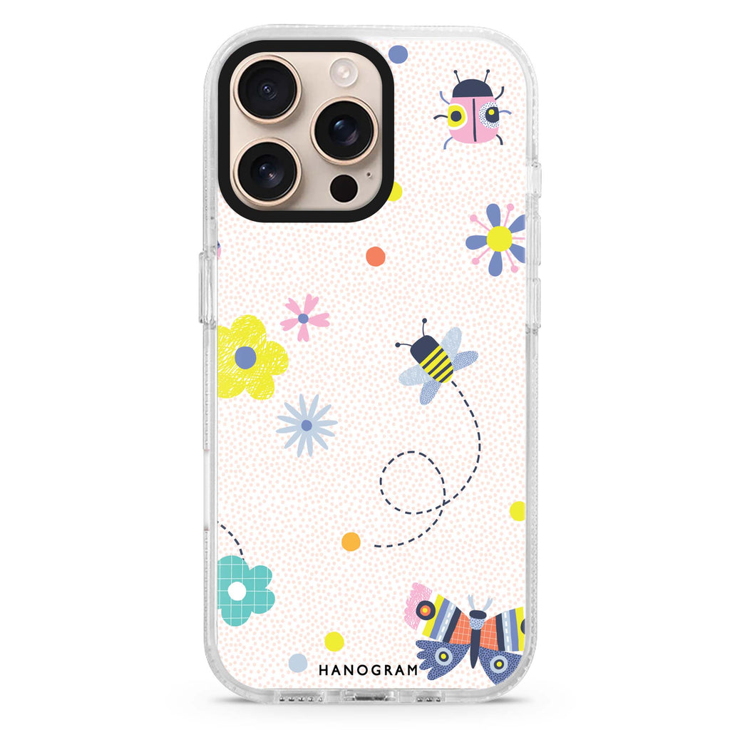 Cute Floral Magsafe 兼容水晶透明保護殼