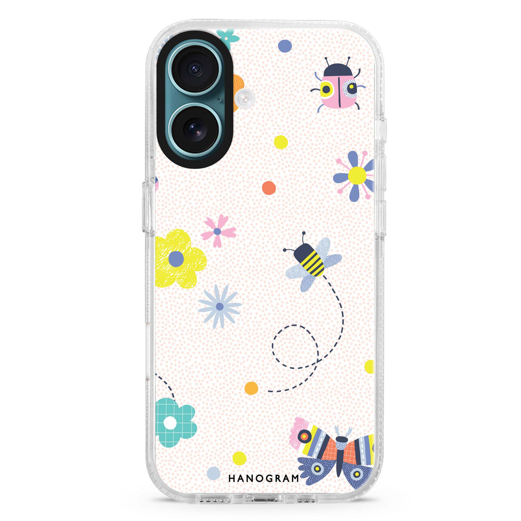 Cute Floral 水晶透明保護殼