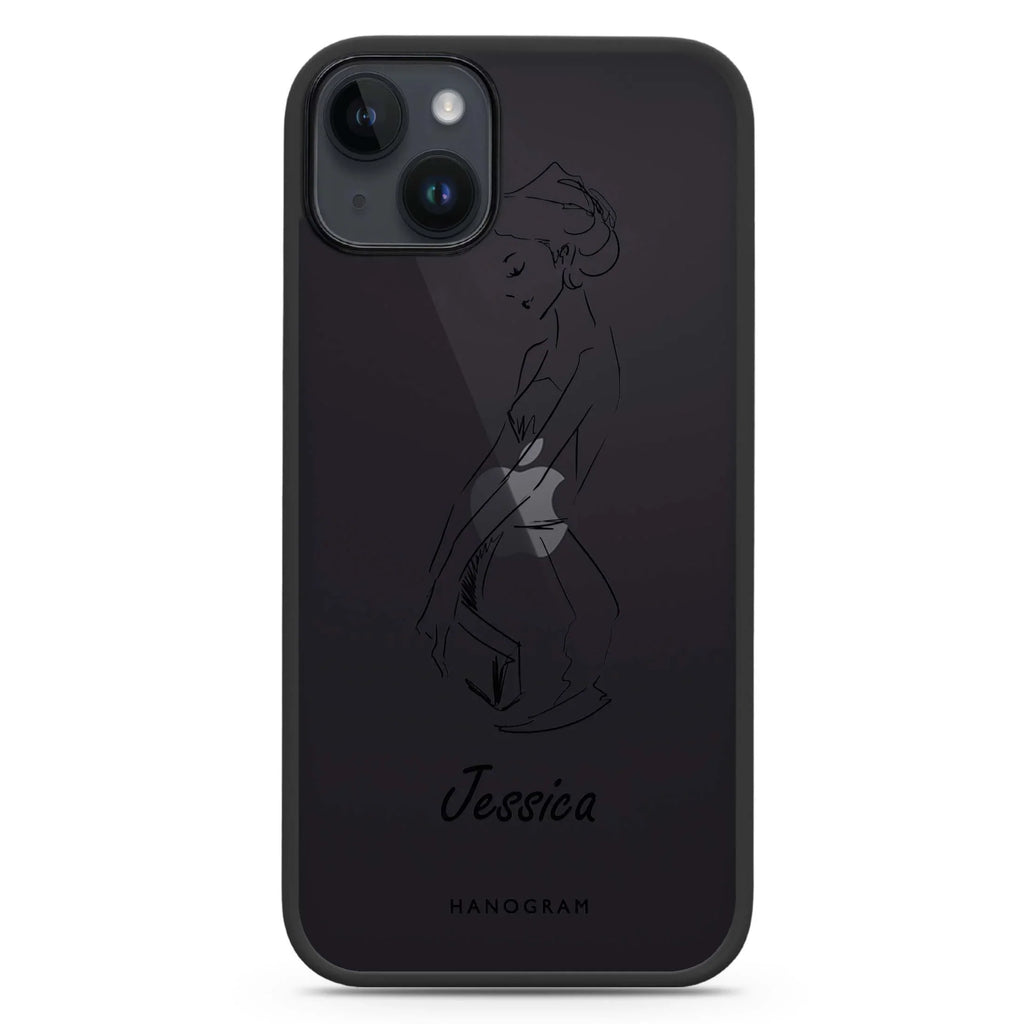 Scribble Girl iPhone 15 Plus 防衝擊保護殼