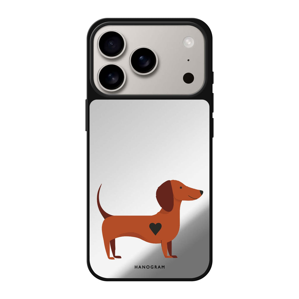 Little Longbody Love 愛心 iPhone 17 Pro Max 鏡面手機殼主圖