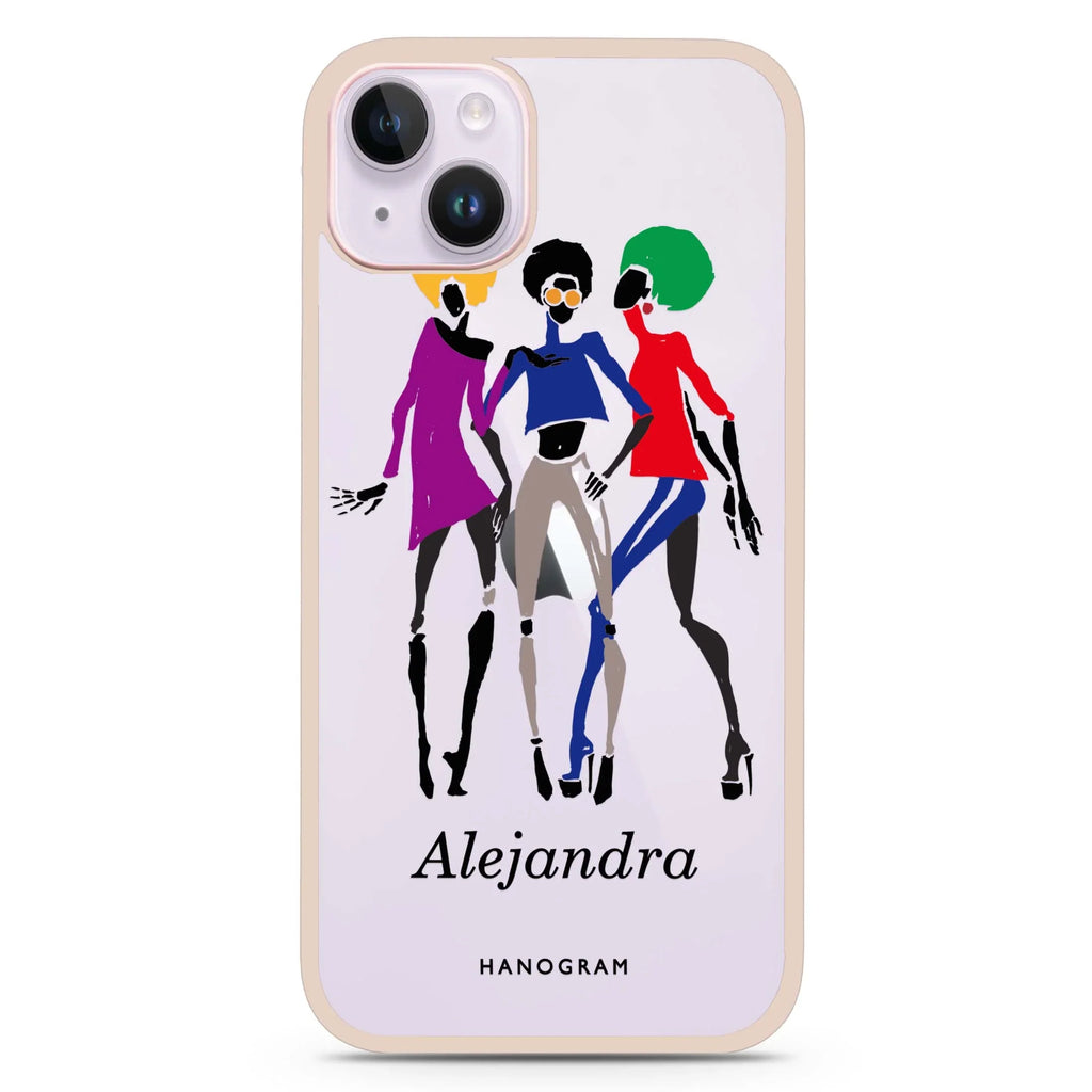 Artistic Girls iPhone 15 Plus 防衝擊保護殼