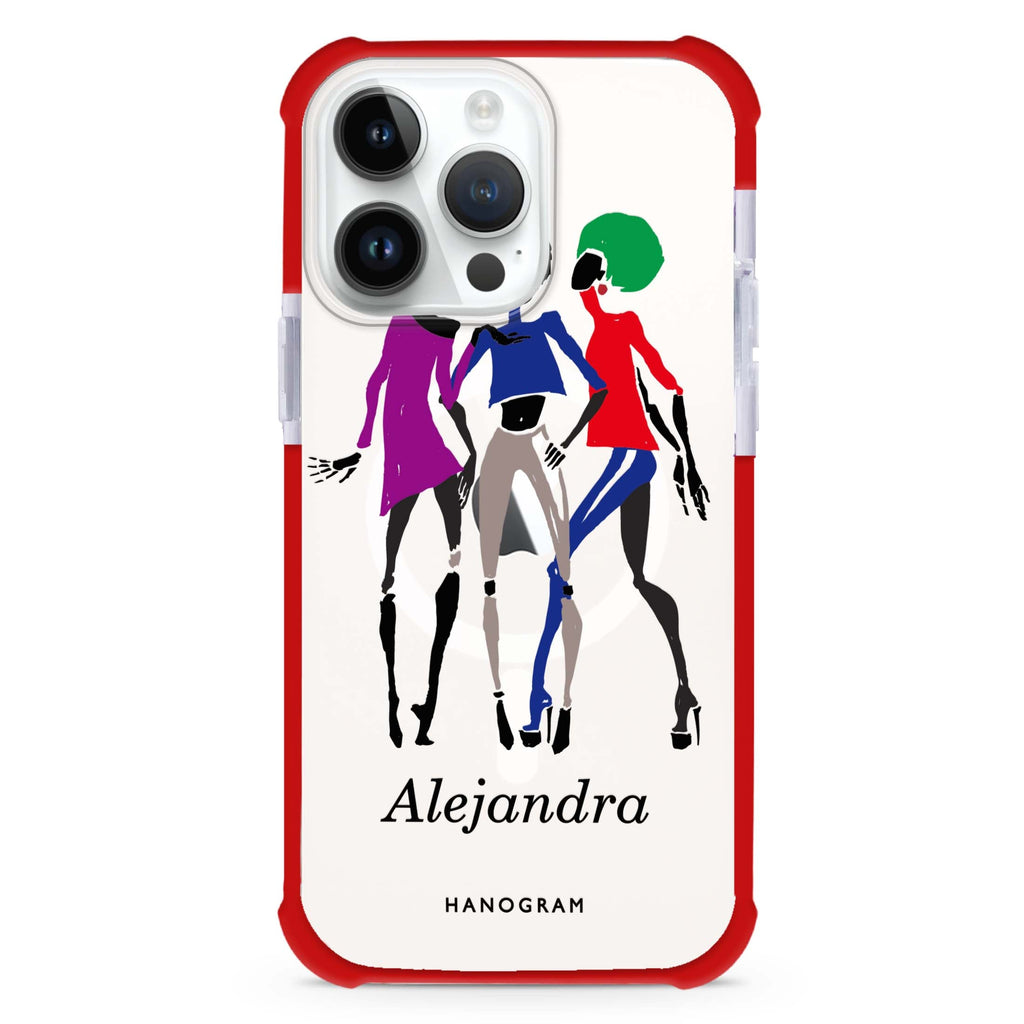 Artistic Girls iPhone Magsafe 兼容超強防摔保護殼