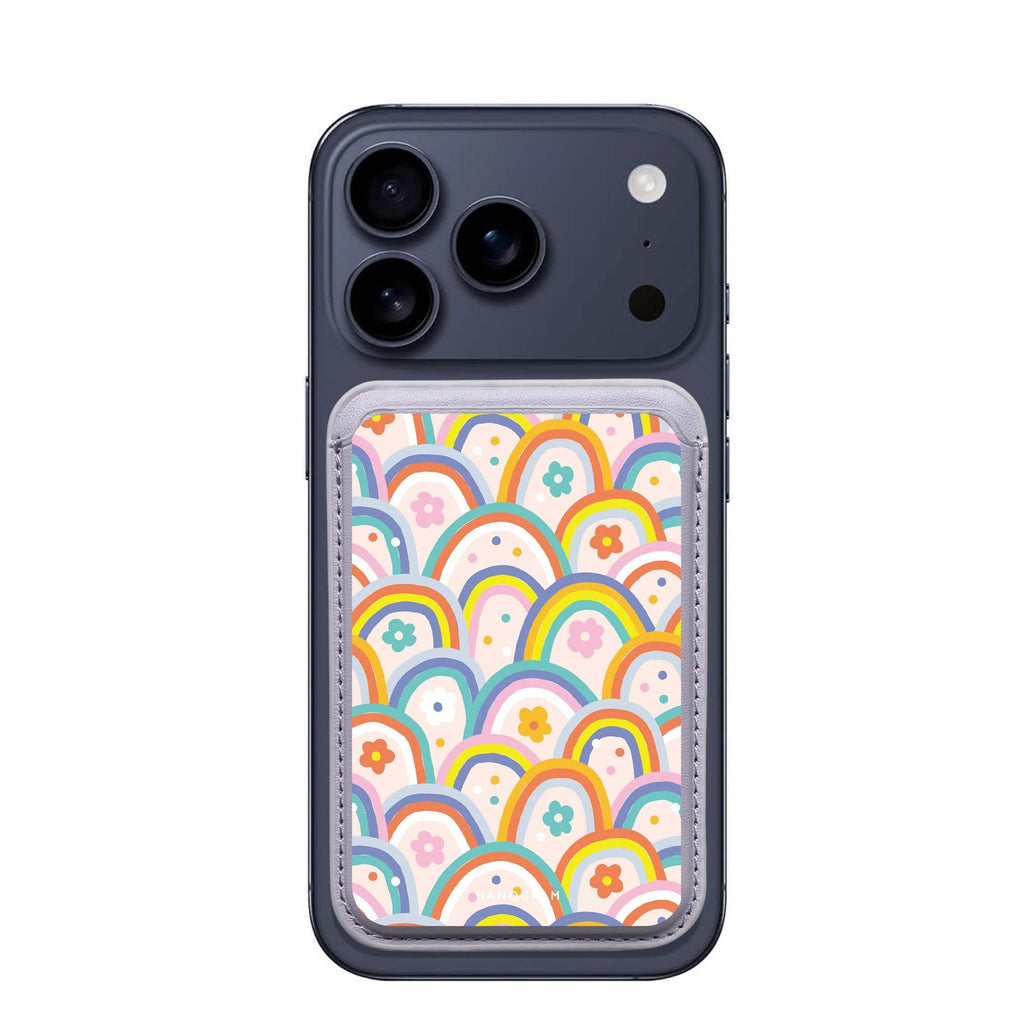 Colourful Rainbow Floral Magsafe 卡套