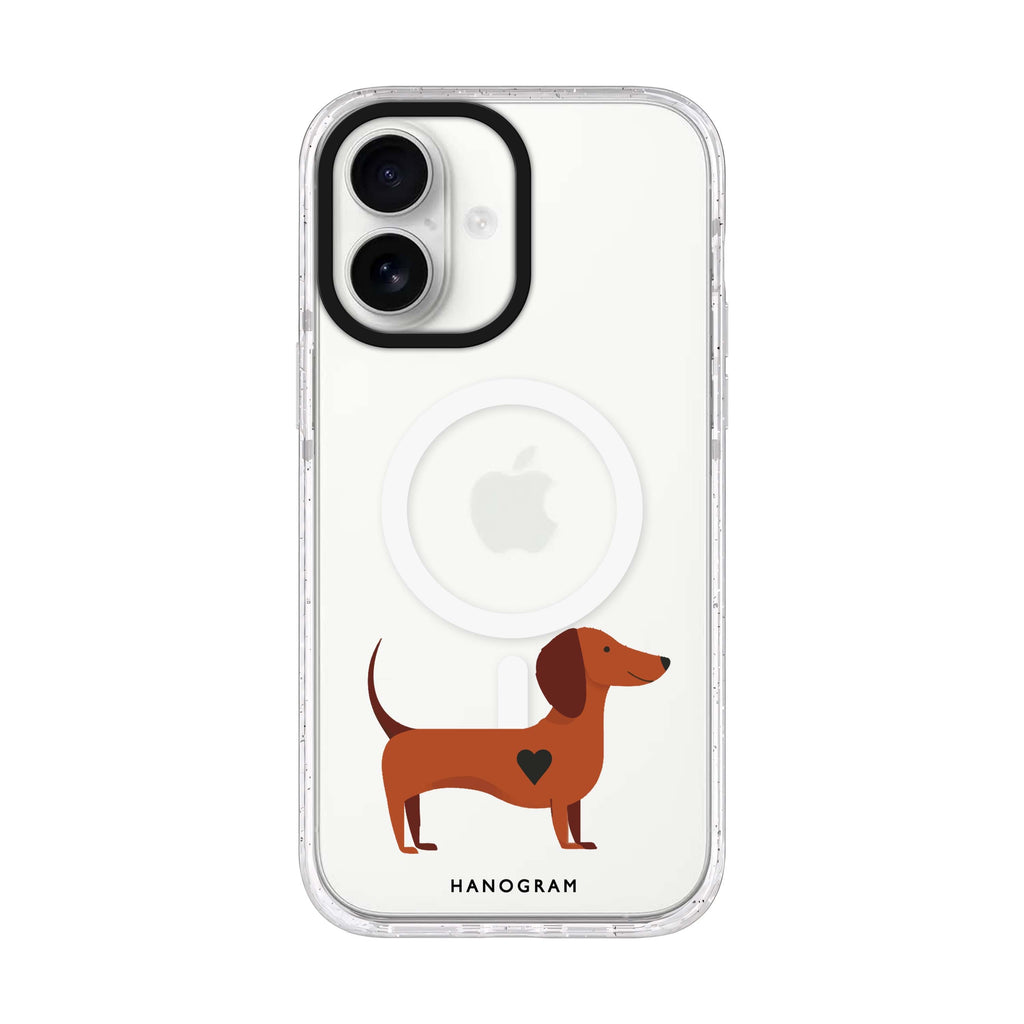 Little Longbody Love iPhone 17 水晶透明保護殼正面展示