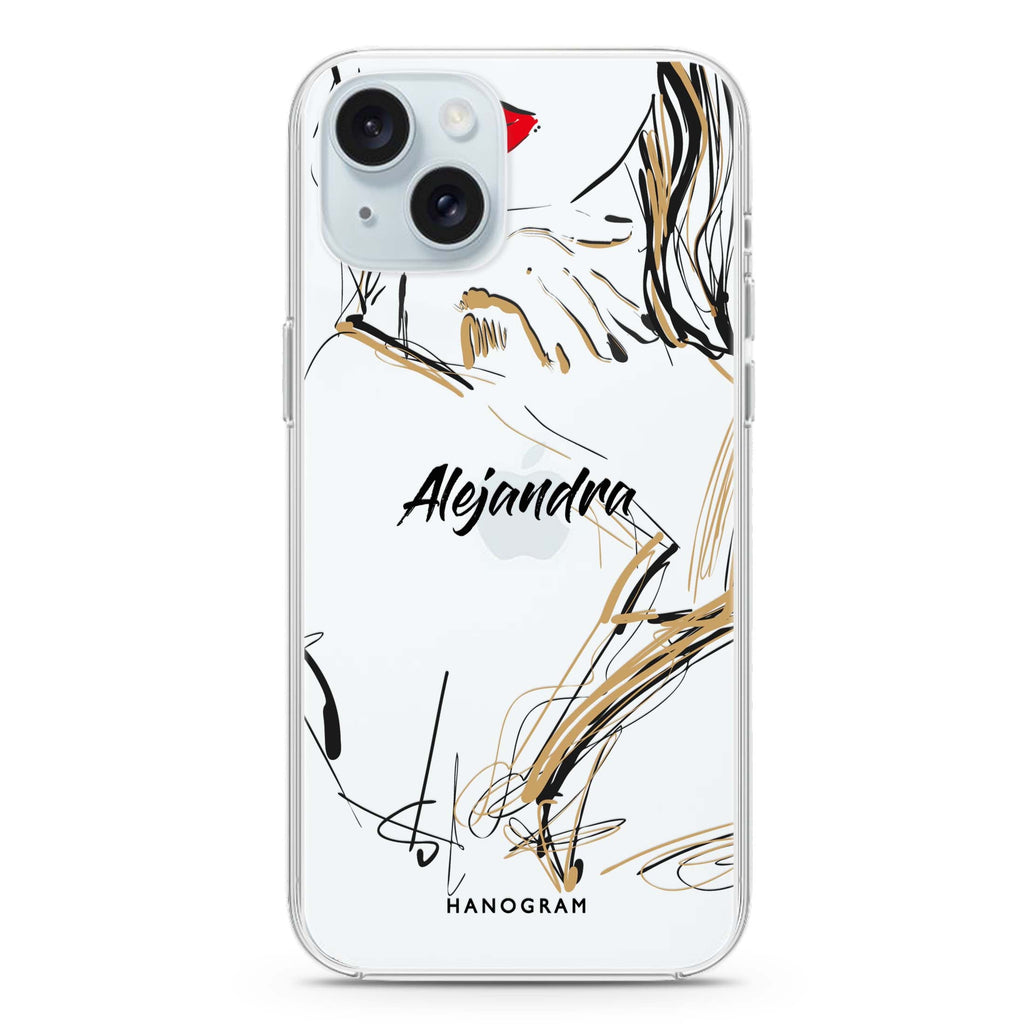 Fashion Model iPhone 15 水晶透明保護殼