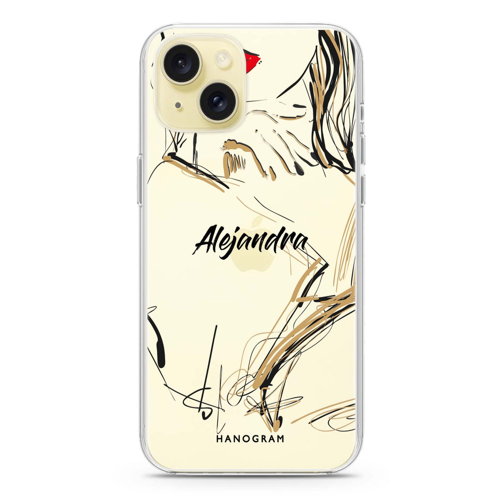 Fashion Model iPhone 15 plus 水晶透明保護殼