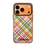 Colourful Checker Custom Name iPhone 17 Pro Max MagSafe 水晶透明保護殼 文字設計設計 可自訂名字 圖1
