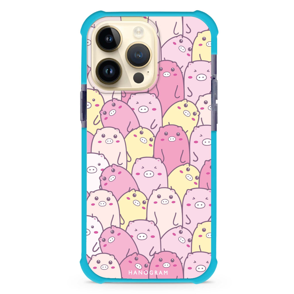 Piggy Pals iPhone Magsafe 兼容超強防摔保護殼