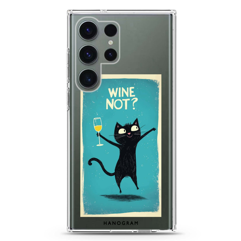 Wine Not? Samsung Galaxy Ultra 透明保護殼，適用 S26/S25/S24/S23 Ultra，圖1
