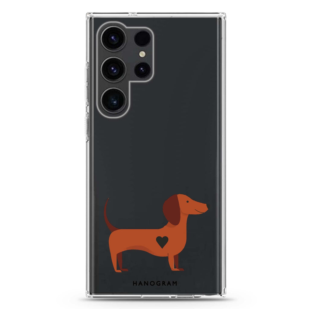 Little Longbody Love Samsung Galaxy Ultra 透明保護殼，適用 S26/S25/S24/S23 Ultra，圖1