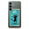 Wine Not? Samsung Galaxy S26/S25/S24 水晶透明保護殼正面展示