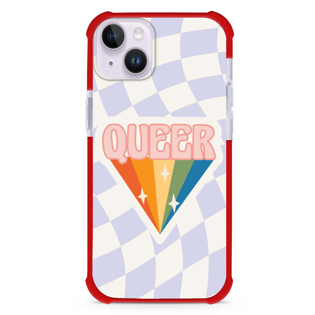 Queer iPhone 15 Plus Magsafe 兼容超強防摔保護殼