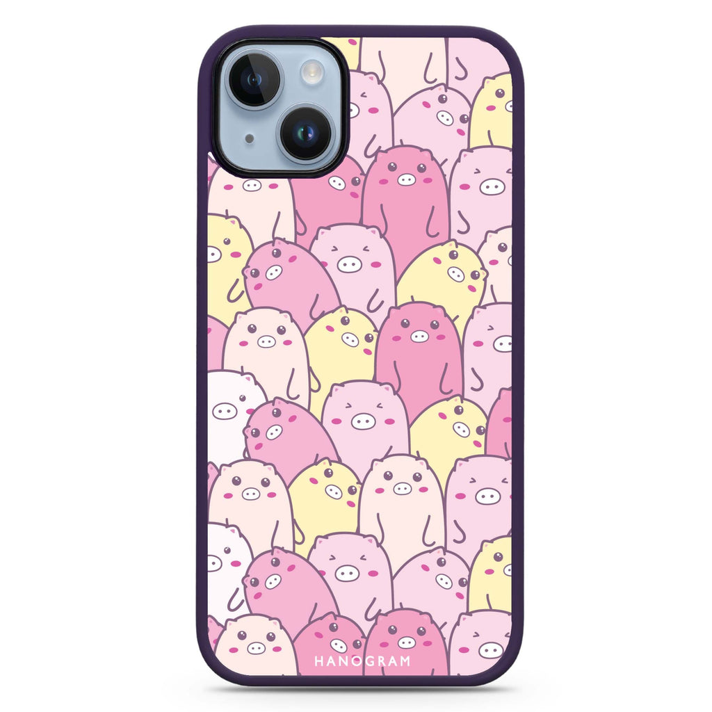 Piggy Pals iPhone 15 Plus 防衝擊保護殼