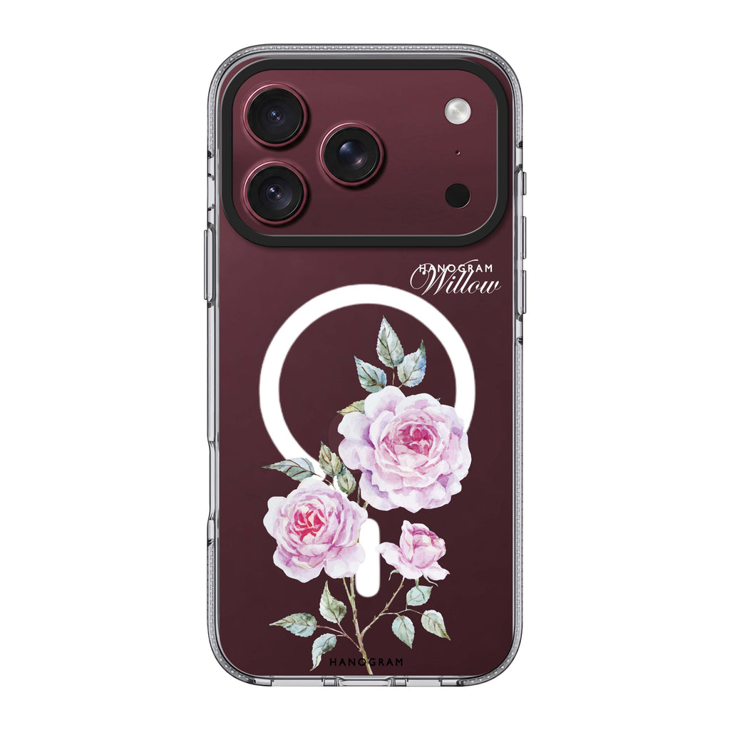 Simple Floral 水晶透明保護殼