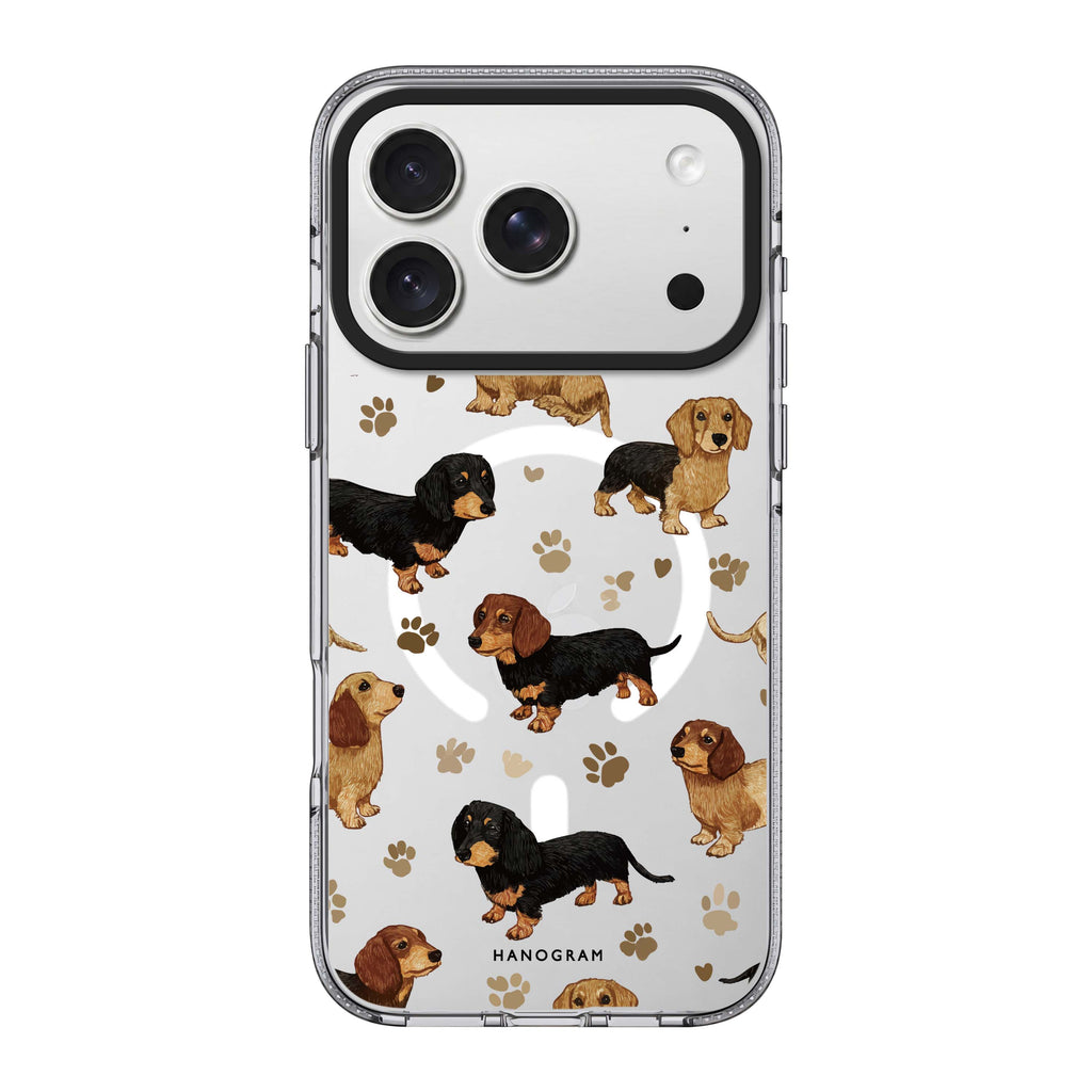 Pawprints of Love 水晶透明保護殼