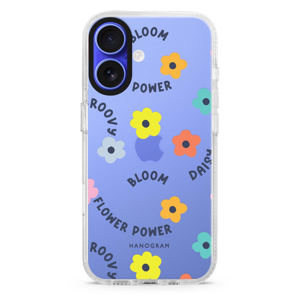Flower Power 水晶透明保護殼