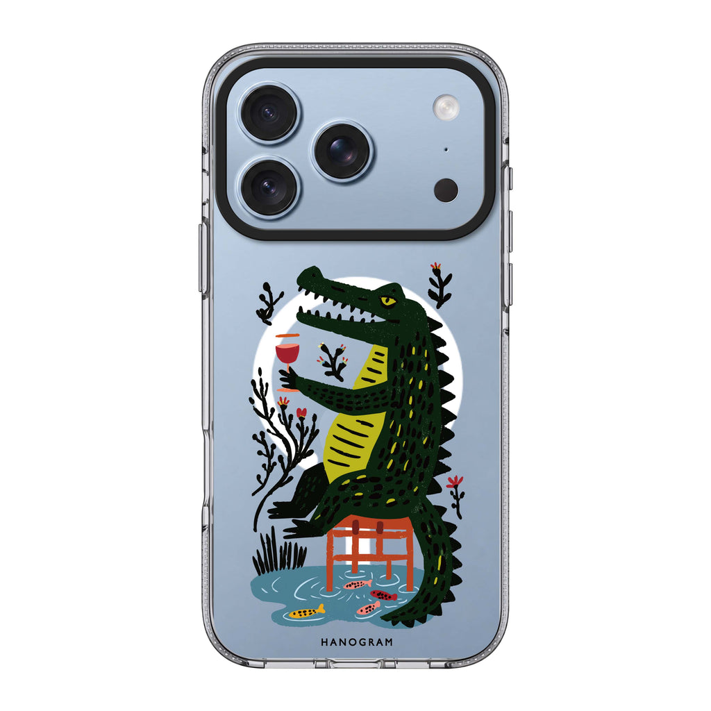 Crocodile in Still Life 水晶透明保護殼