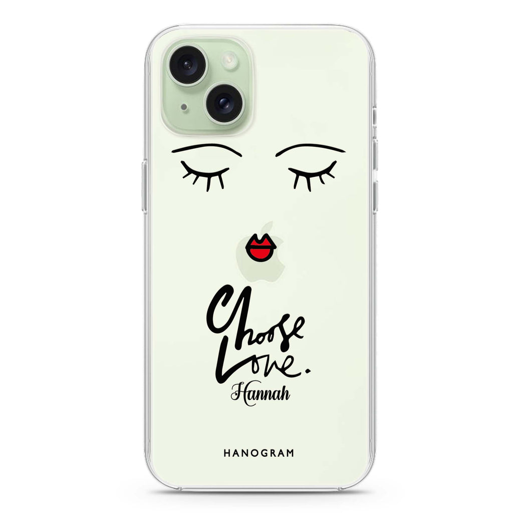 Choose Love iPhone 15 水晶透明保護殼