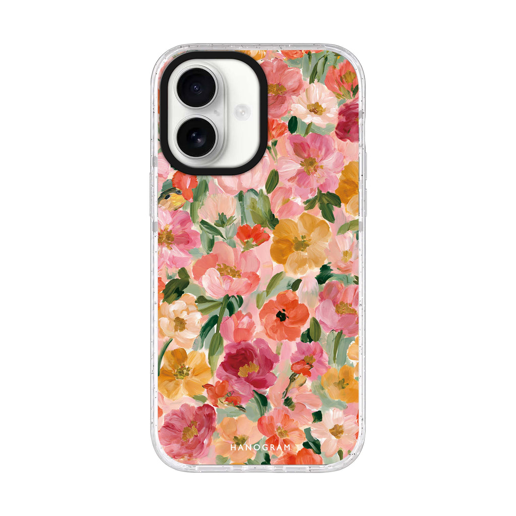 Peach Petal Impasto 水晶透明保護殼