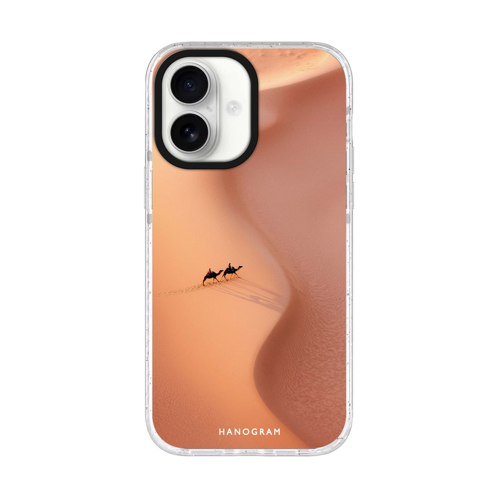 Journey Across Sand iPhone 17 水晶透明保護殼正面展示