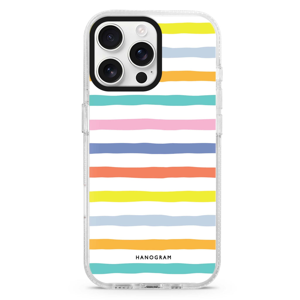 Colourful Line Magsafe 兼容水晶透明保護殼