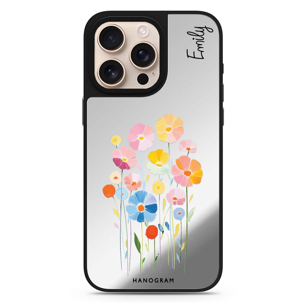 Floral Elegance 鏡面手機殼