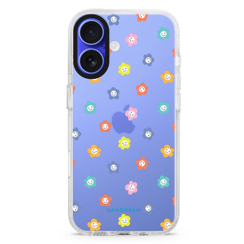 Little Smile Flowers 水晶透明保護殼