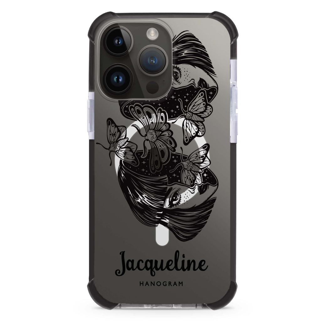 Artistic Face iPhone Magsafe 兼容超強防摔保護殼