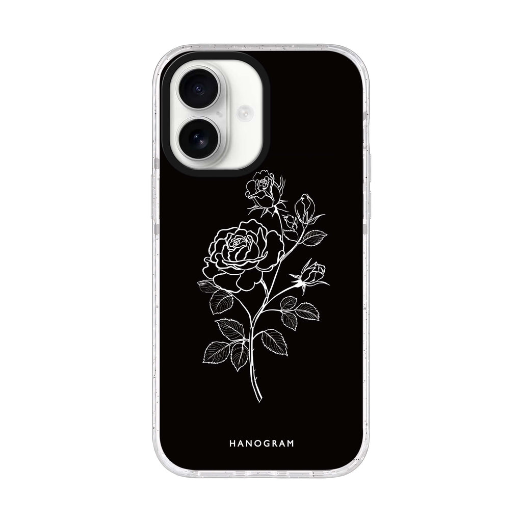 Trinity Rose iPhone 17 水晶透明保護殼正面展示