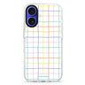 Colourful Checked Pattern 水晶透明保護殼