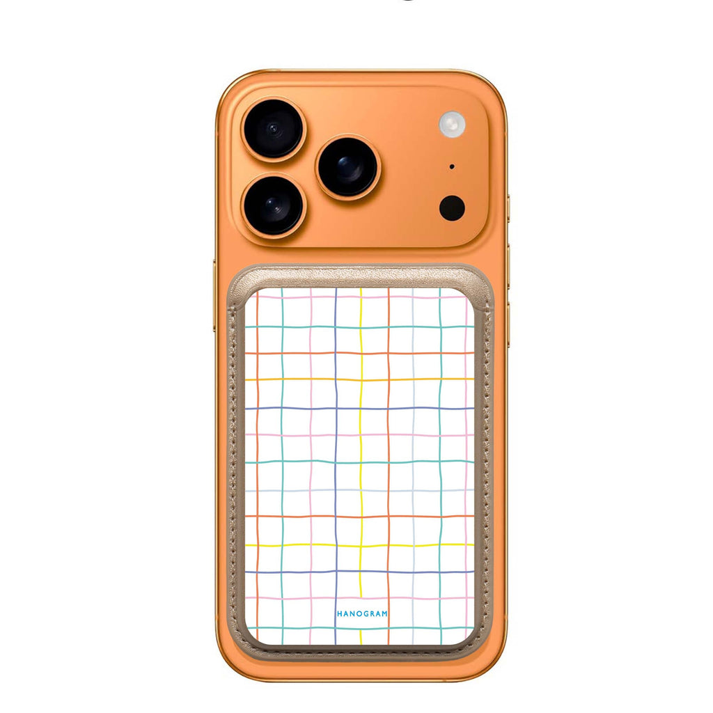Colourful Checked Pattern Magsafe 卡套