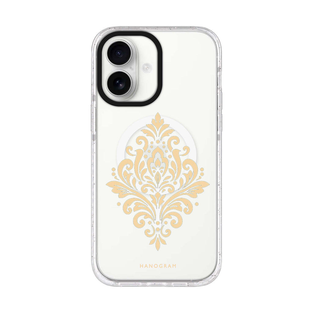 Champagne Filigree Crest 水晶透明保護殼