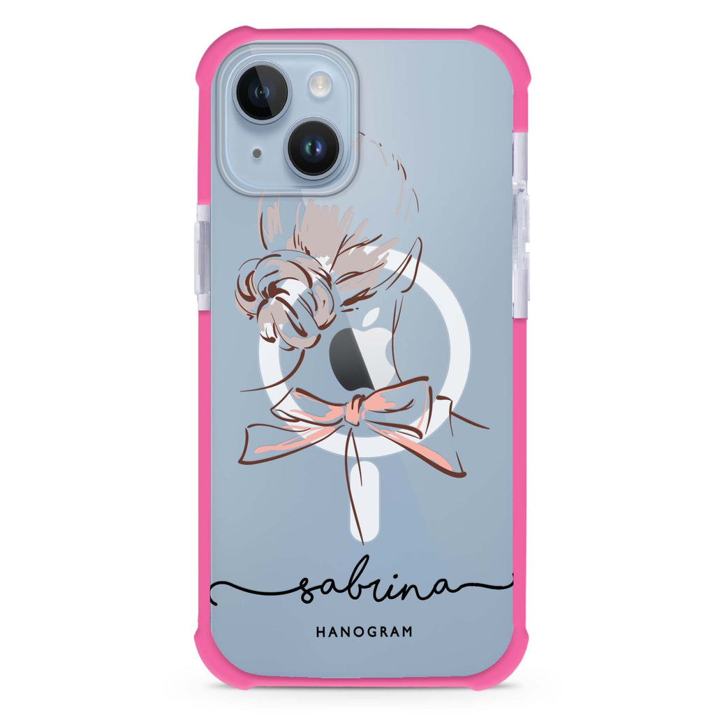 Artistic Girls II iPhone 15 Plus Magsafe 兼容超強防摔保護殼
