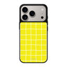 Yellow Checked Pattern 黃色圖案 iPhone 17 Pro Max 鏡面手機殼主圖