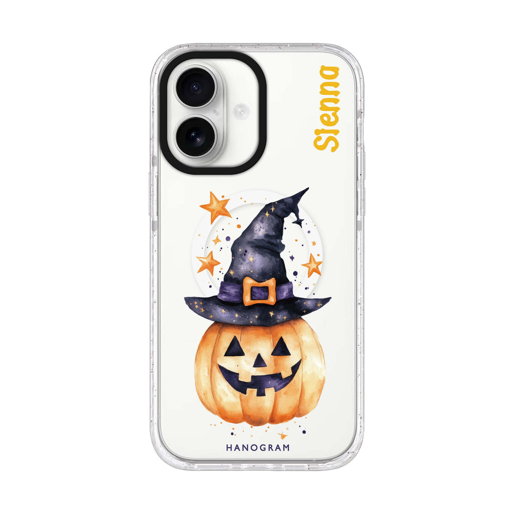 Spooky Star Bows iPhone 17 水晶透明保護殼正面展示