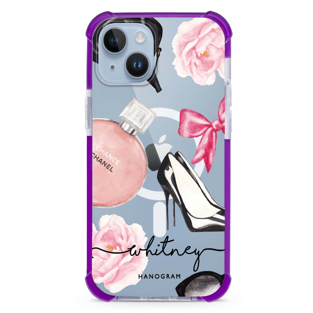 Fashion Cosmetic iPhone 15 Plus Magsafe 兼容超強防摔保護殼
