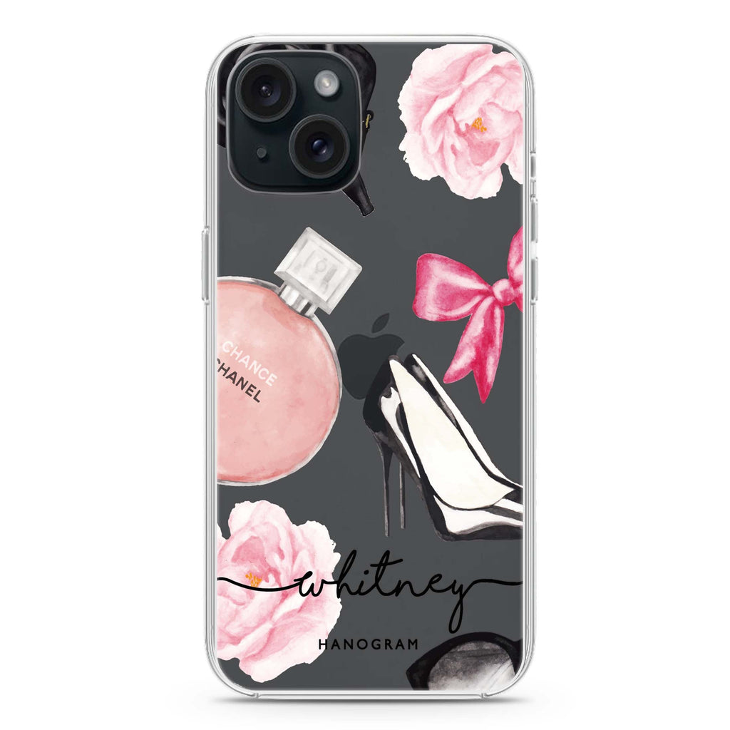 Fashion Cosmetic iPhone 15 水晶透明保護殼