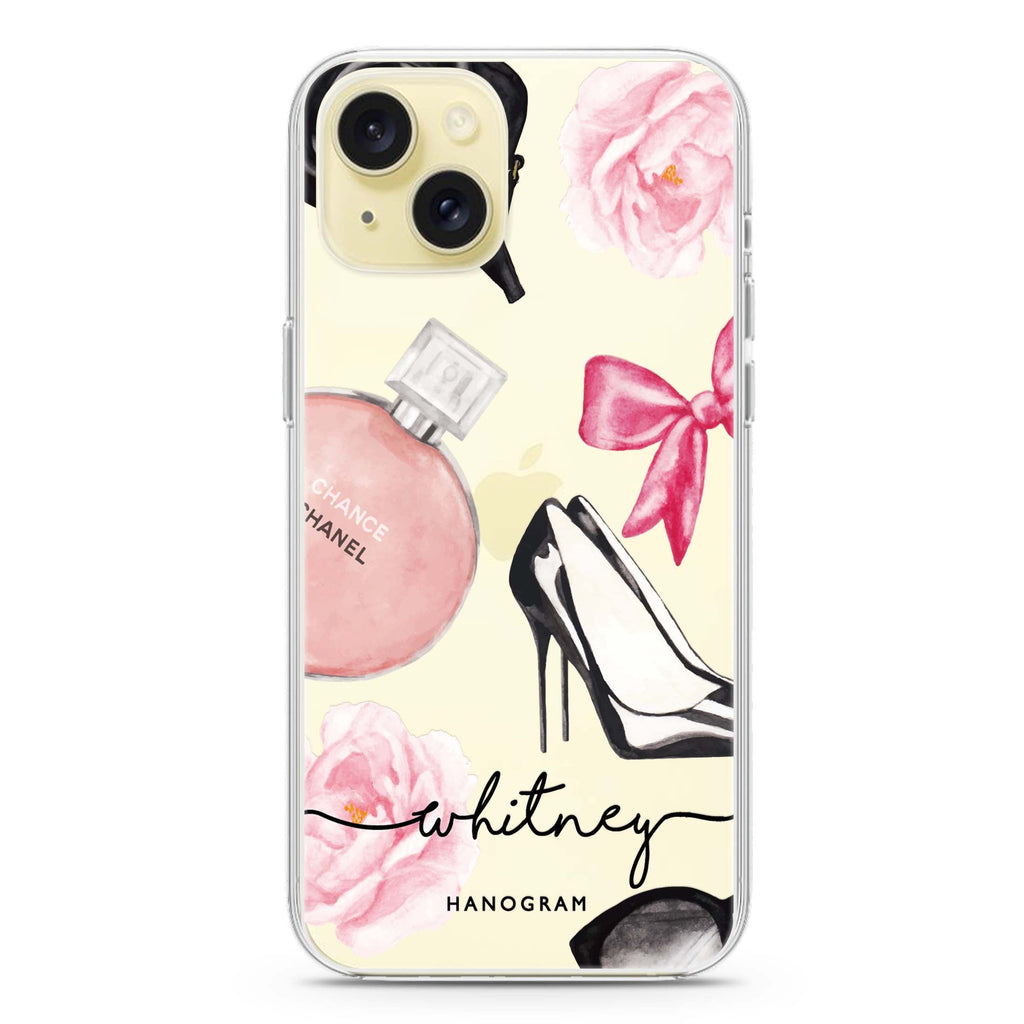 Fashion Cosmetic iPhone 15 plus 水晶透明保護殼