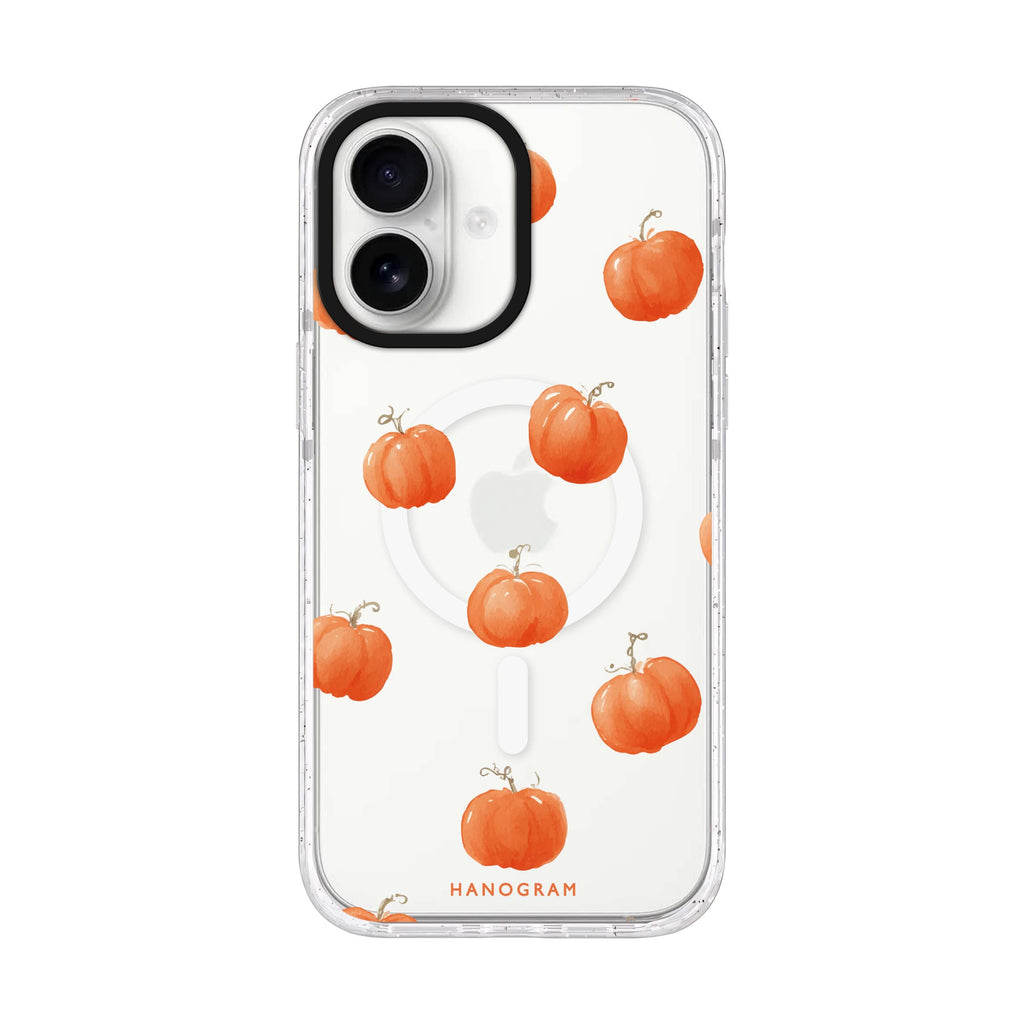 Pumpkin Patch Play iPhone 17 水晶透明保護殼正面展示