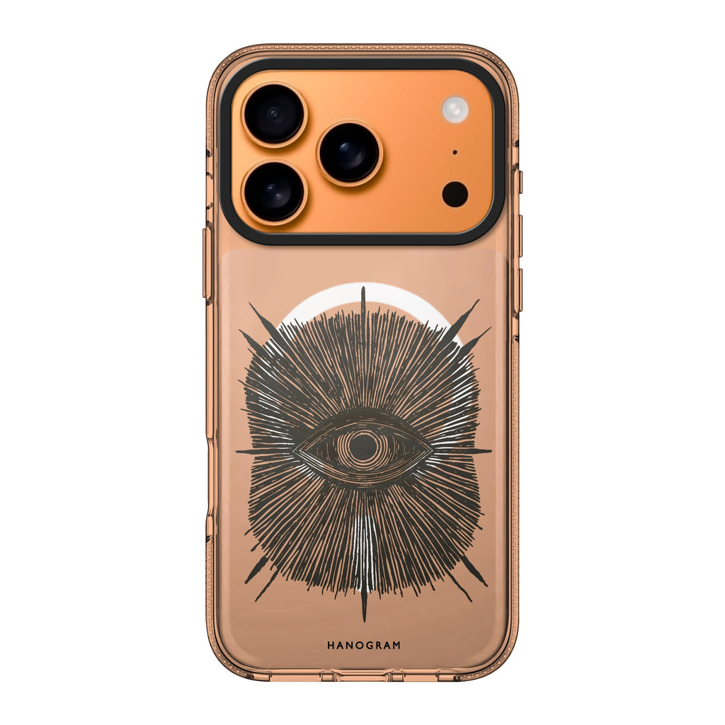Totem of Vision iPhone 17 Pro Max MagSafe 水晶透明保護殼 抽象圖案設計 圖1