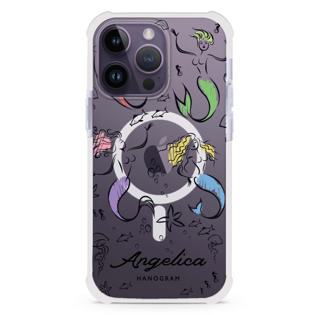 MerryMermaids iPhone Magsafe 兼容超強防摔保護殼