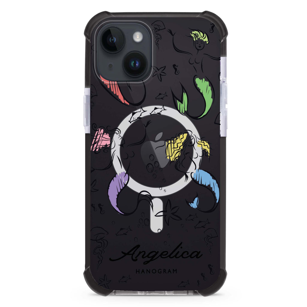 MerryMermaids iPhone 15 Plus Magsafe 兼容超強防摔保護殼
