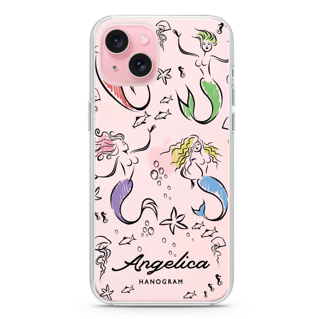 MerryMermaids iPhone 15 水晶透明保護殼