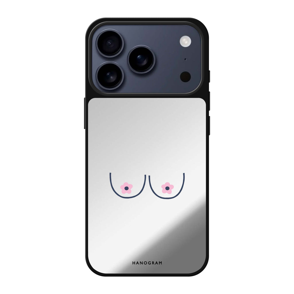 Floral Breast 花卉 iPhone 17 Pro Max 鏡面手機殼主圖