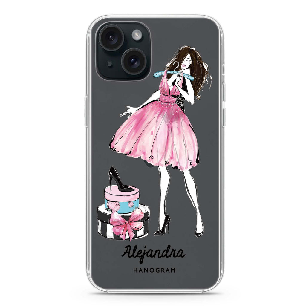 Fashion Party iPhone 15 plus 水晶透明保護殼