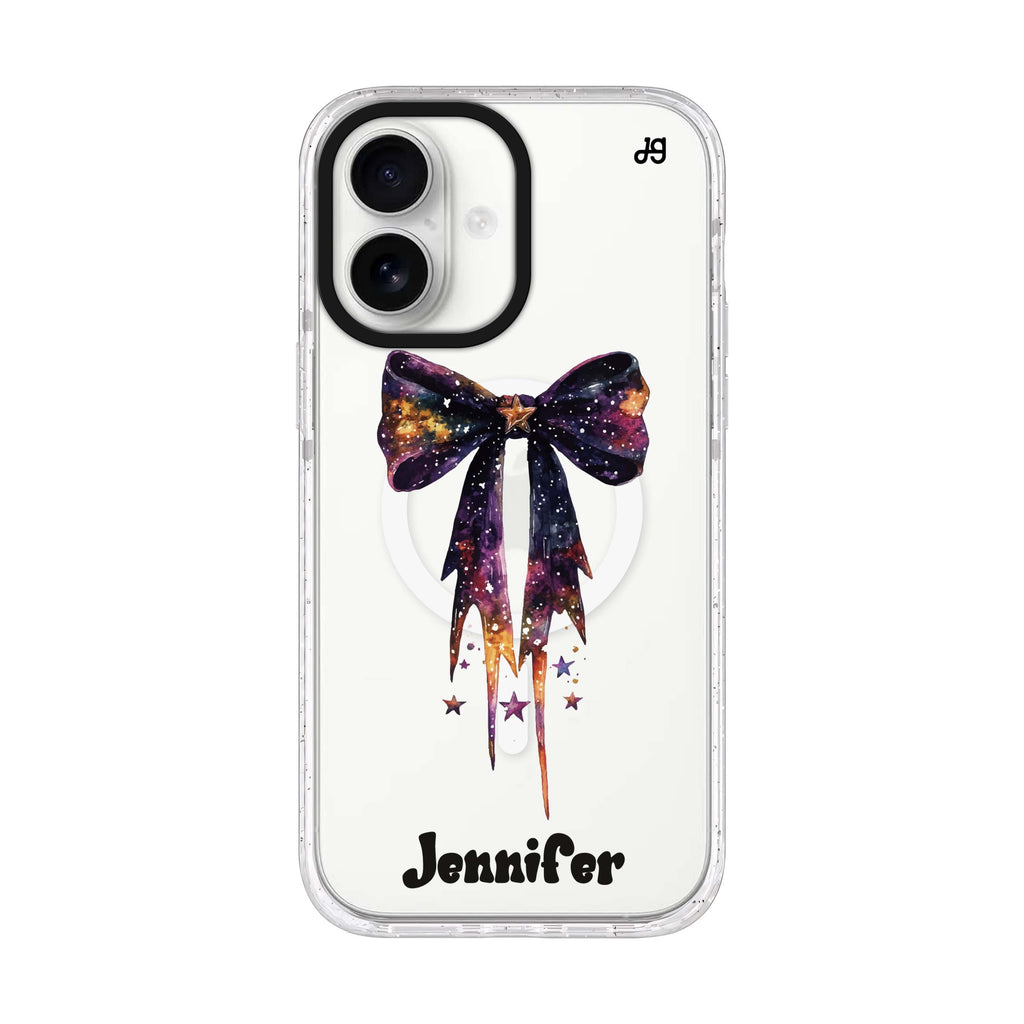Spellbound Bows iPhone 17 水晶透明保護殼正面展示