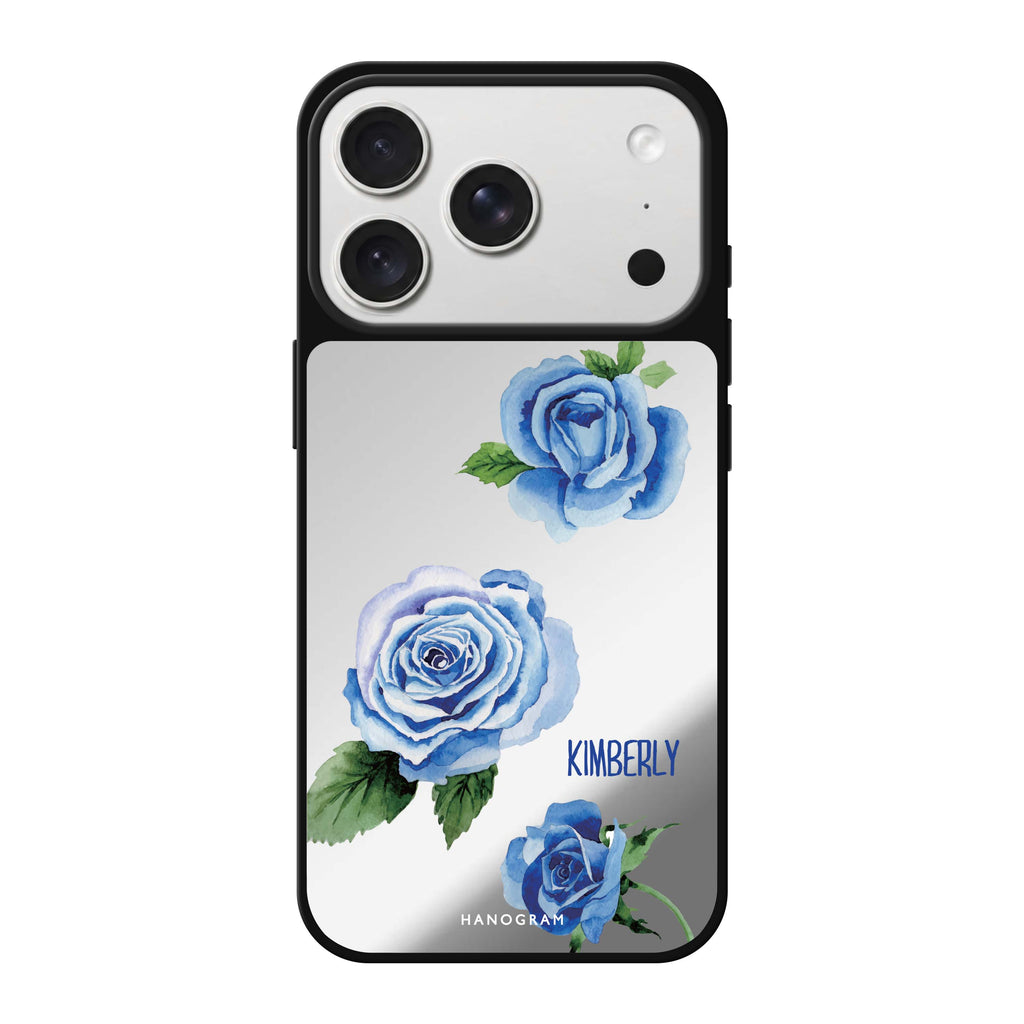 Blue Rose 鏡面手機殼