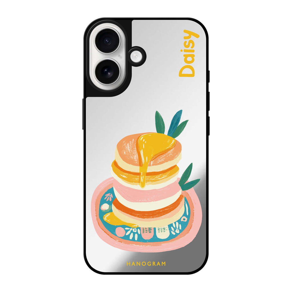 Blush Pancake Stack Magsafe 兼容鏡面手機殼