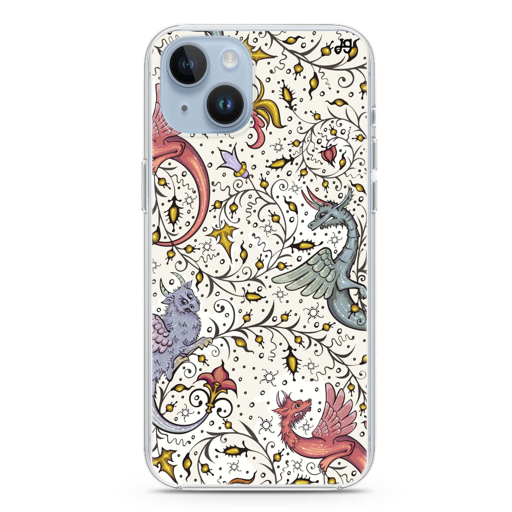 Dragon Delights iPhone 14 Plus Magsafe 兼容水晶透明保護殼