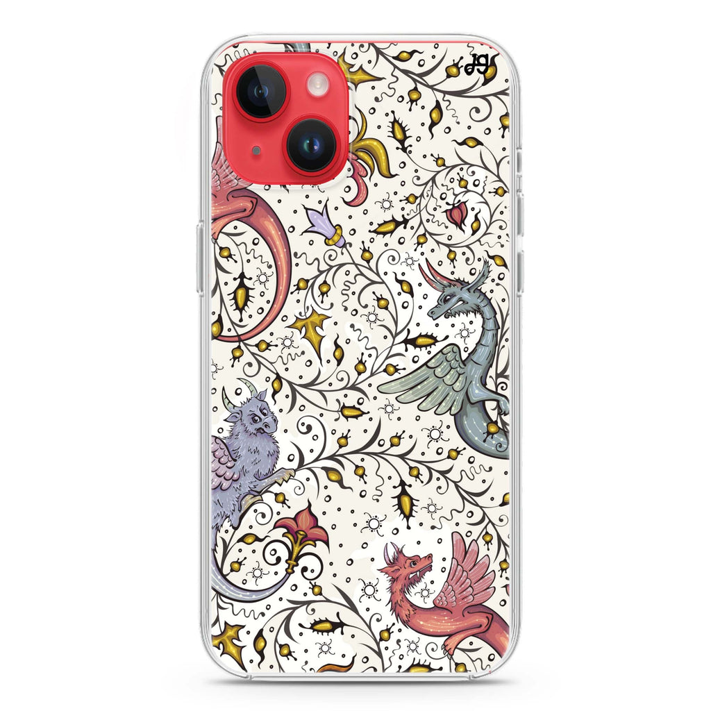 Dragon Delights iPhone 14 Magsafe 兼容水晶透明保護殼